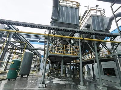 نظام النقل الهوائي لمسحوق كربيد الكالسيوم 