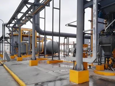 نظام نقل مسحوق الكربيد بخزان ضغط مغلق بالنيتروجين