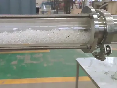 اختبار النقل في الطور الكثيف (عبر أنابيب مغلقة بسرعة منخفضة مع كثافة تدفق عالية)