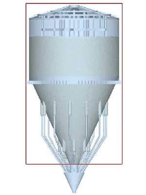 مملوء بالكامل بالمسحوق 