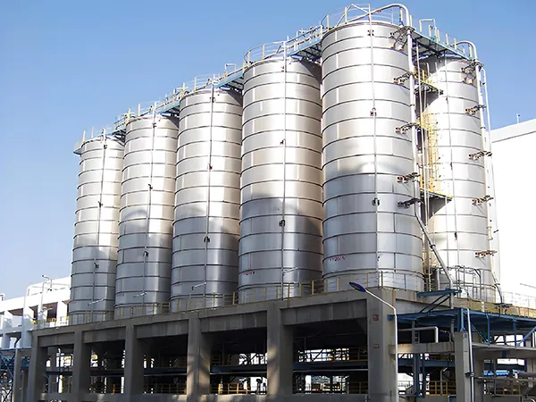 نظام الخلط والمزج المتجانس للمواد (صوامع سايلوهات الخلط والتجانس)