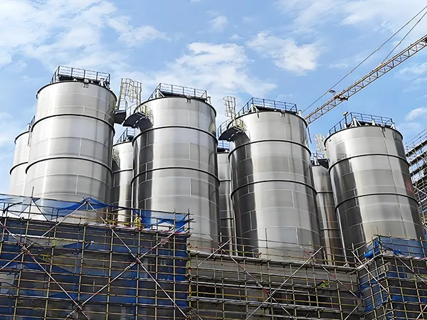 نظام الخلط والمزج المتجانس للمواد (صوامع سايلوهات الخلط والتجانس)