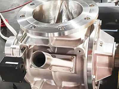 صمام دوار لنظام مناولة المواد الصلبة السائبة