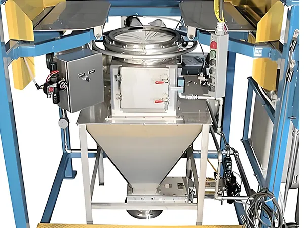 محطة تفريغ الأكياس