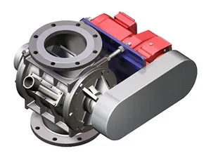 صمام دوار لنظام مناولة المواد الصلبة السائبة